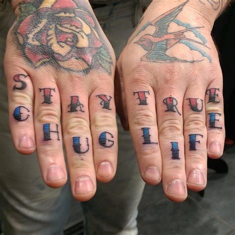 knuckle tattoo phrases|Best Knuckles Tattoo Ideas 